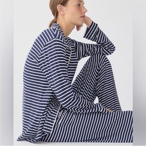 J. Crew Dream Knit Striped Pajama Set